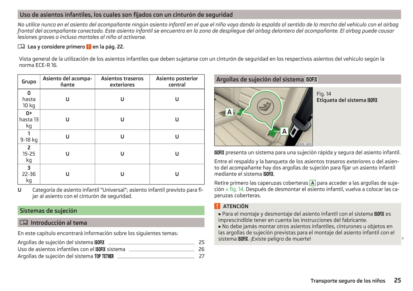2013-2017 Skoda Octavia Manuel du propriétaire | Espagnol