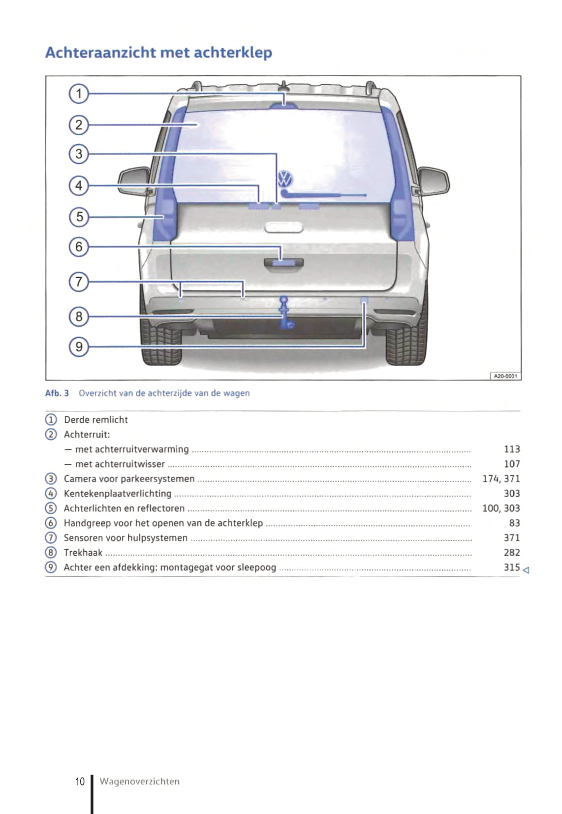 2021-2023 Volkswagen Caddy Bedienungsanleitung | Niederländisch