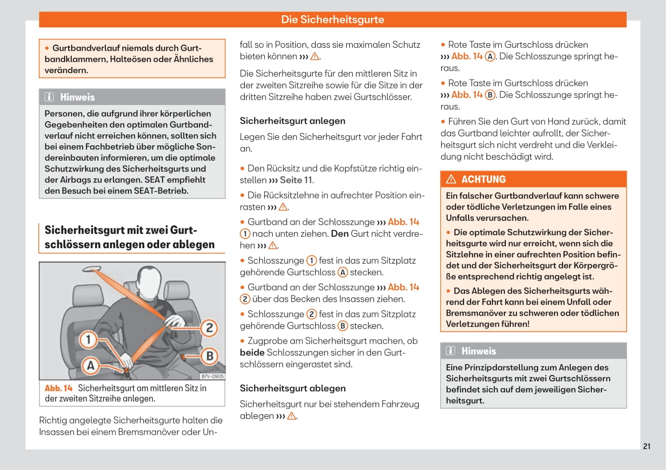 2015-2019 Seat Alhambra Gebruikershandleiding | Duits