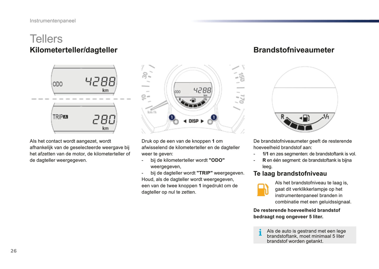 2016-2018 Peugeot 108 Bedienungsanleitung | Niederländisch
