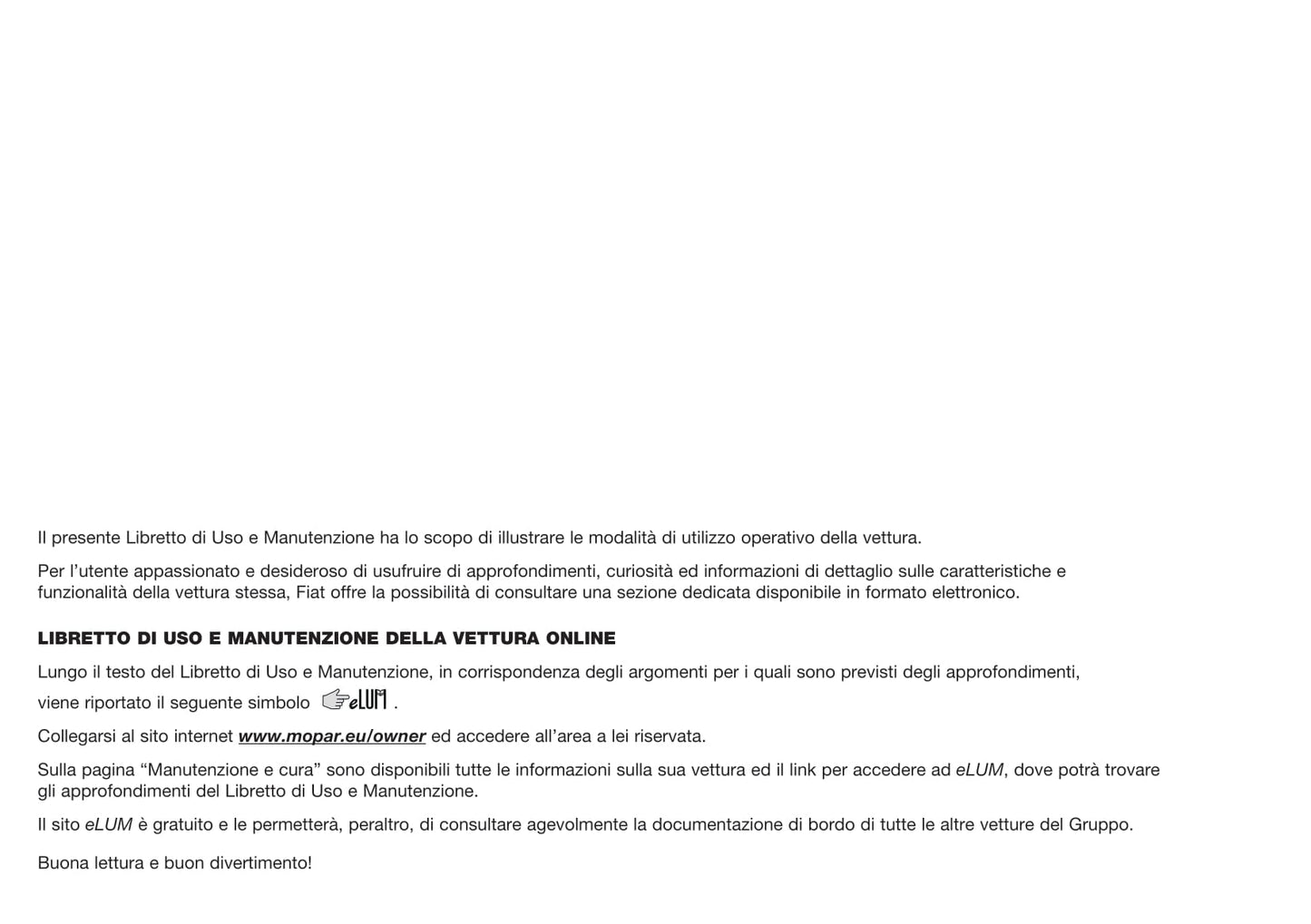 2015-2018 Fiat 500X Libertto Manuel du propriétaire | Italien