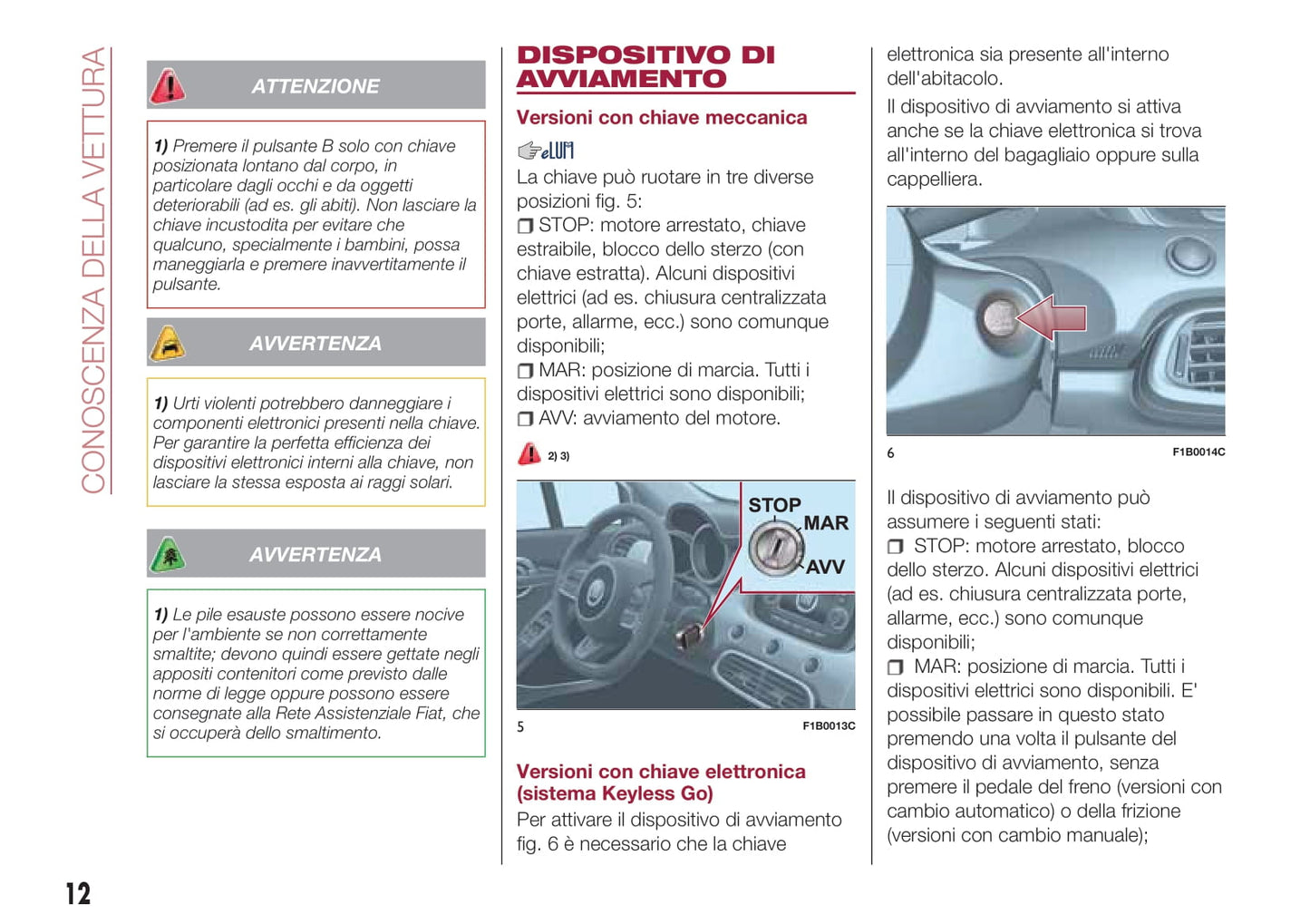 2015-2018 Fiat 500X Libertto Manuel du propriétaire | Italien