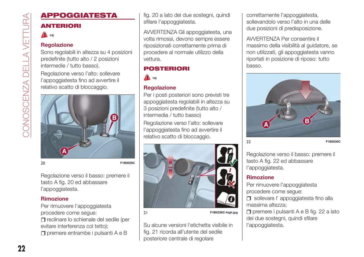 2015-2018 Fiat 500X Libertto Manuel du propriétaire | Italien