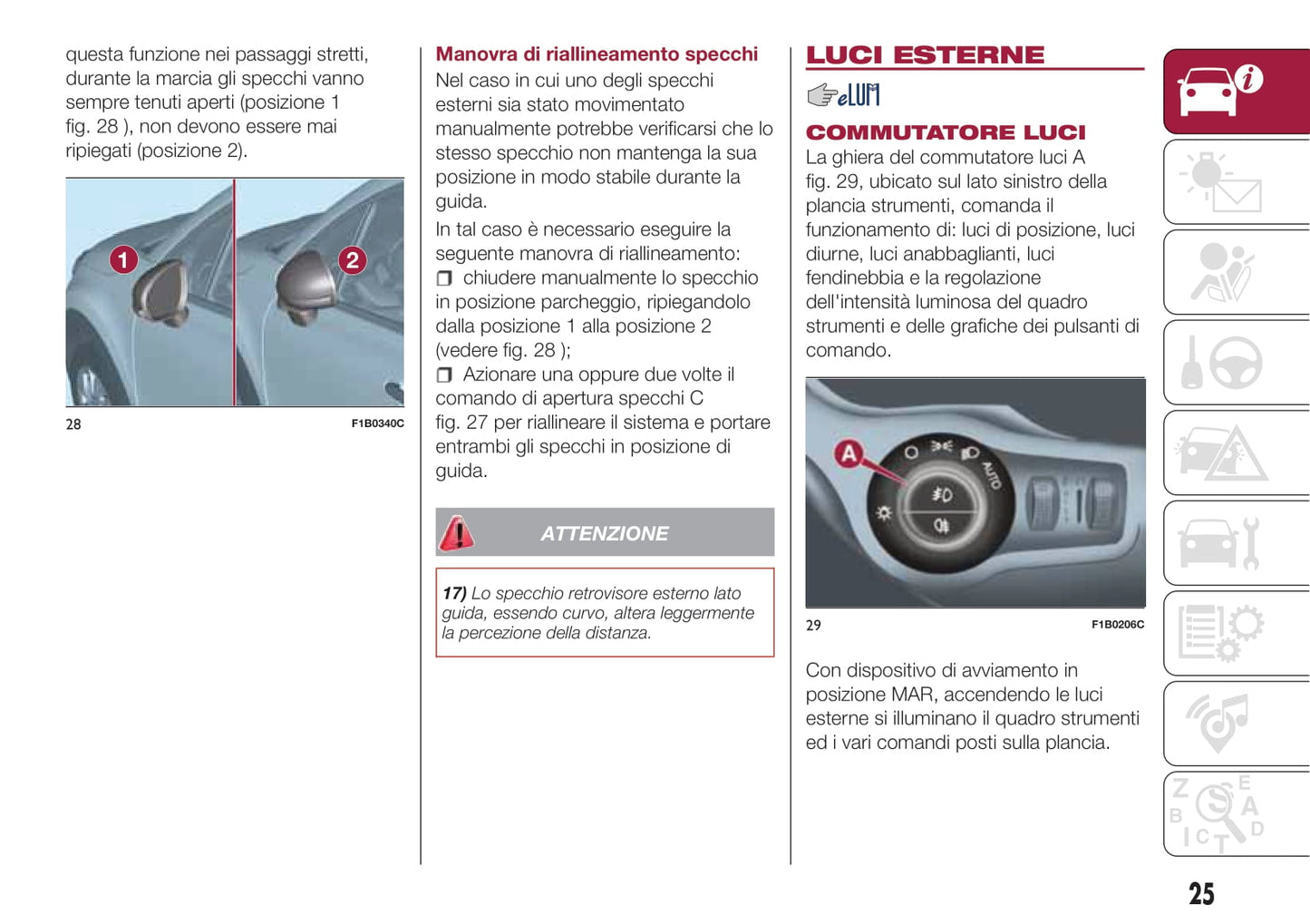 2015-2018 Fiat 500X Libertto Manuel du propriétaire | Italien