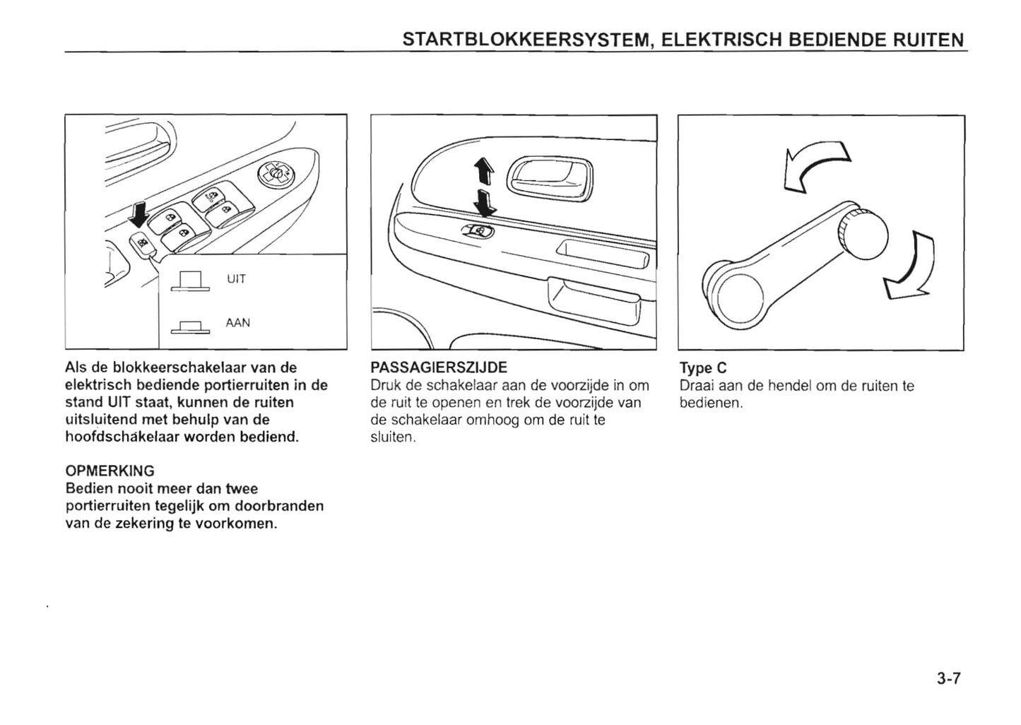 2002-2003 Kia Rio Owner's Manual | Dutch