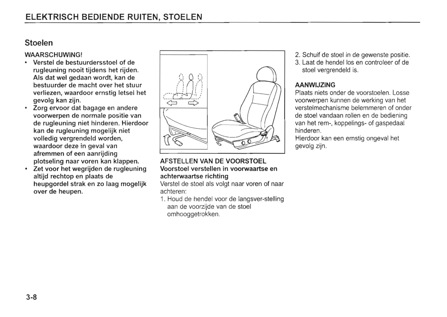 2002-2003 Kia Rio Owner's Manual | Dutch