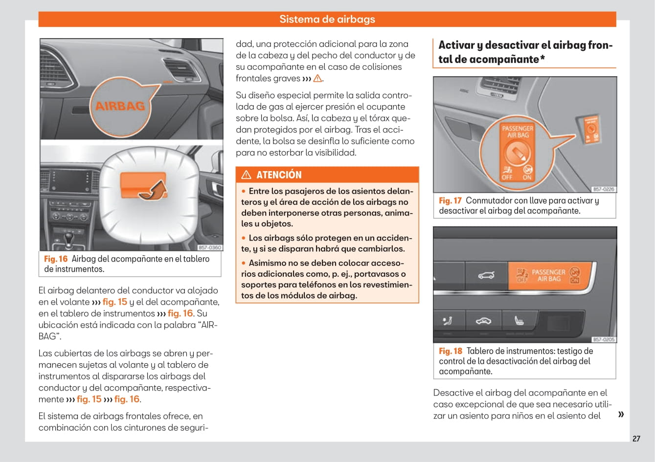 2016-2020 Seat Ateca Manuel du propriétaire | Espagnol