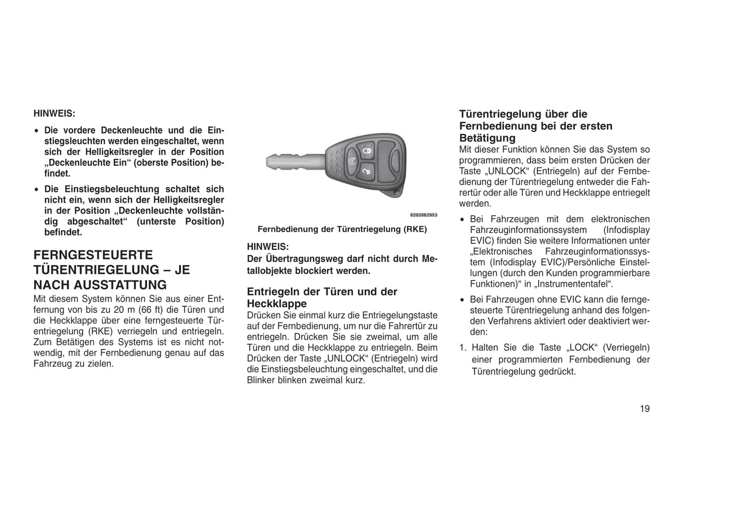 2015-2016 Jeep Wrangler Gebruikershandleiding | Duits