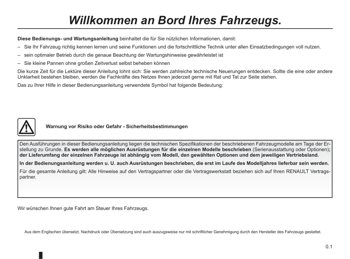 2014-2015 Renault Koleos Owner's Manual | German