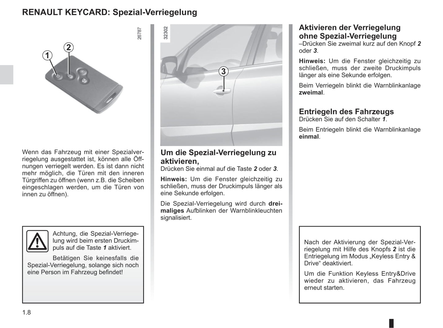 2014-2015 Renault Koleos Owner's Manual | German