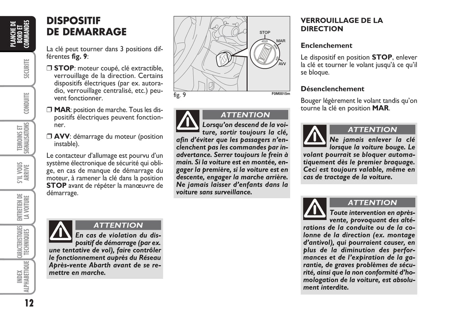 2008-2010 Abarth Grande Punto Gebruikershandleiding | Frans
