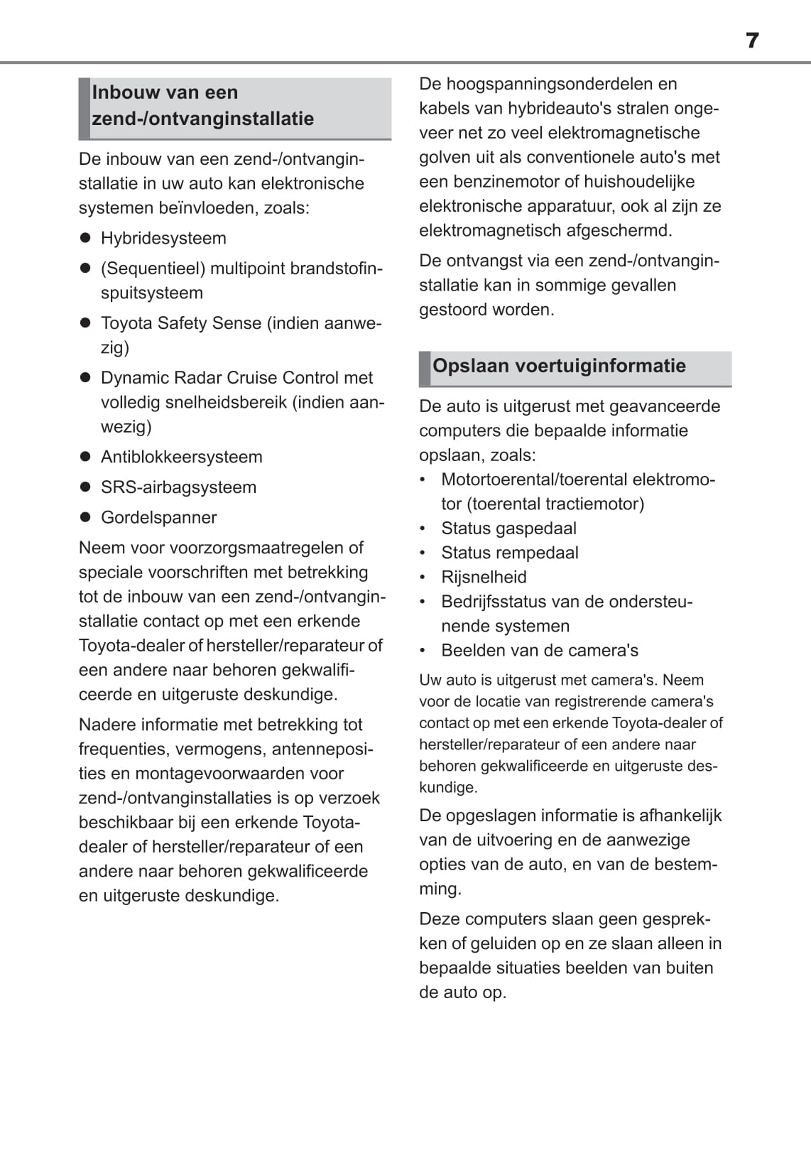 2021-2022 Toyota Yaris Cross Hybrid Gebruikershandleiding | Nederlands