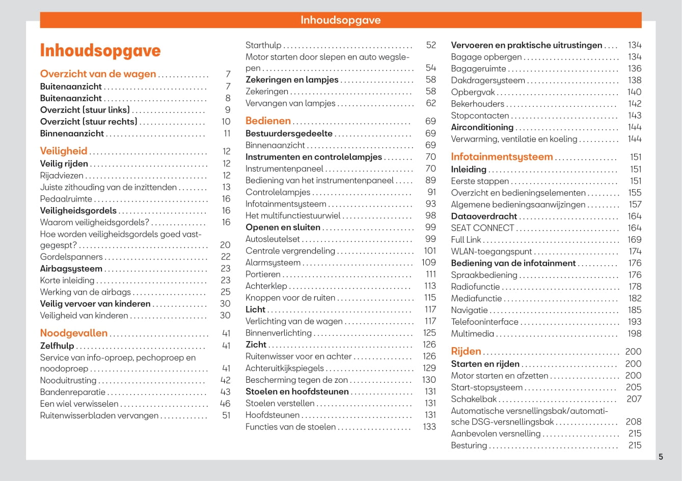 2021-2023 Seat Arona Gebruikershandleiding | Nederlands