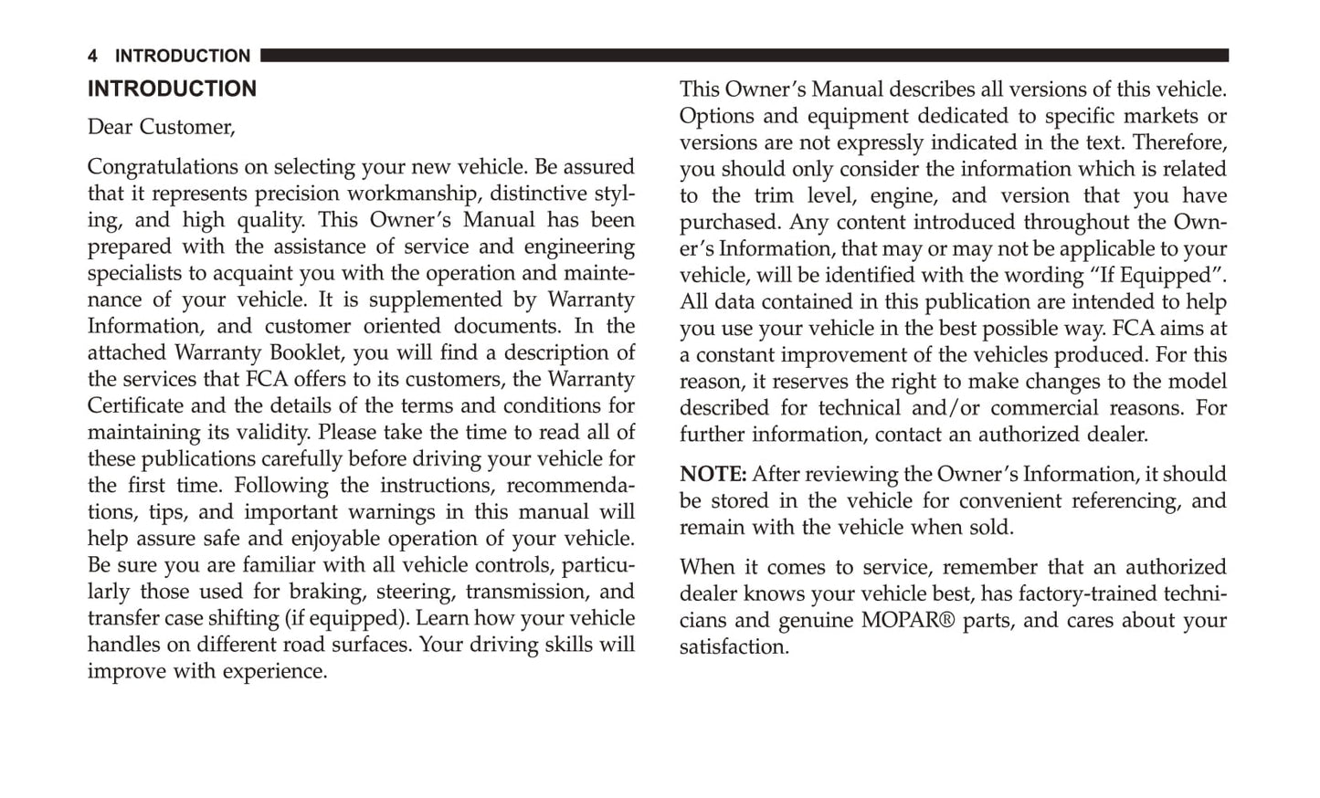 2018 Dodge Journey Manuel du propriétaire | Anglais