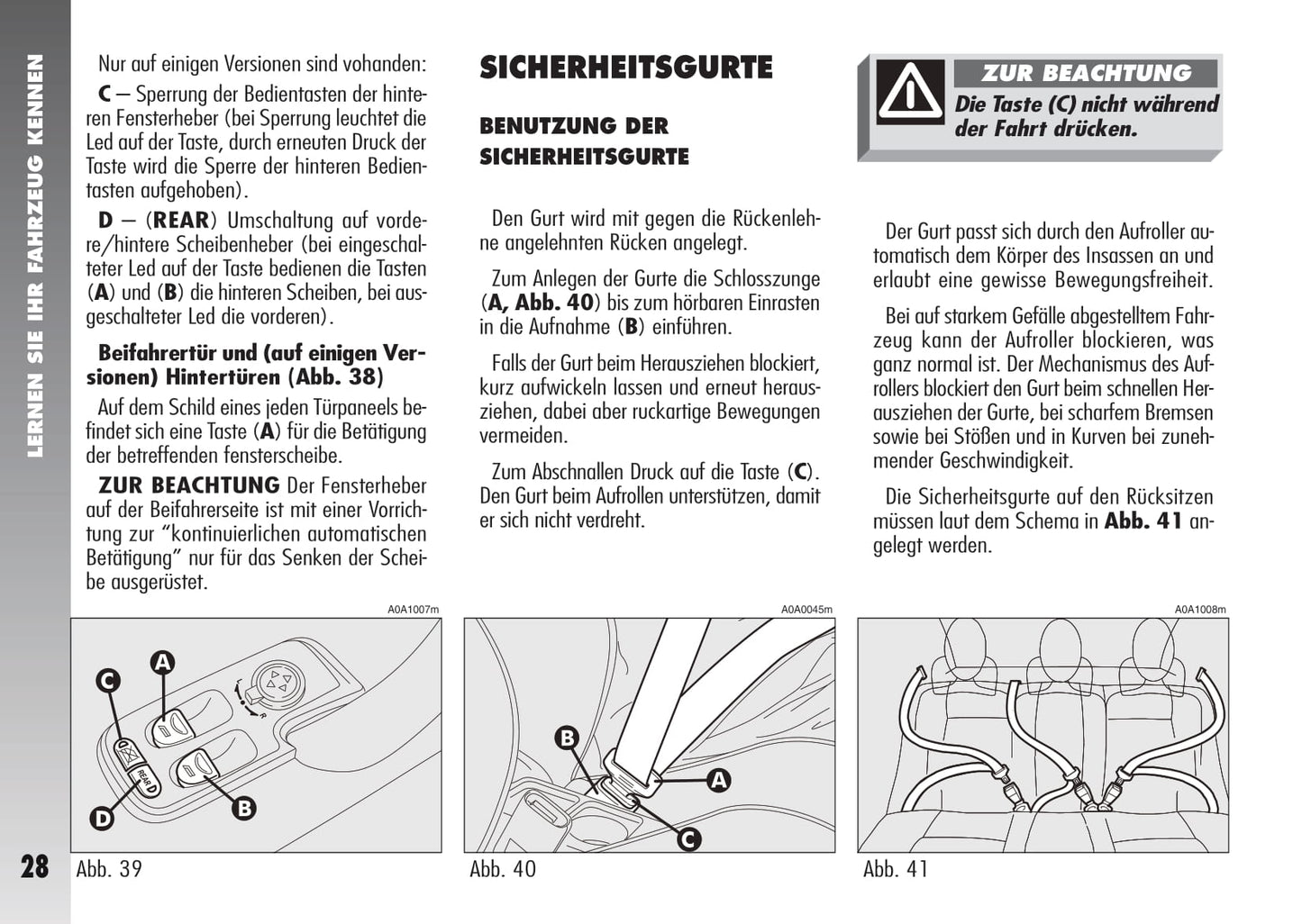 2007-2010 Alfa Romeo 147 Gebruikershandleiding | Duits