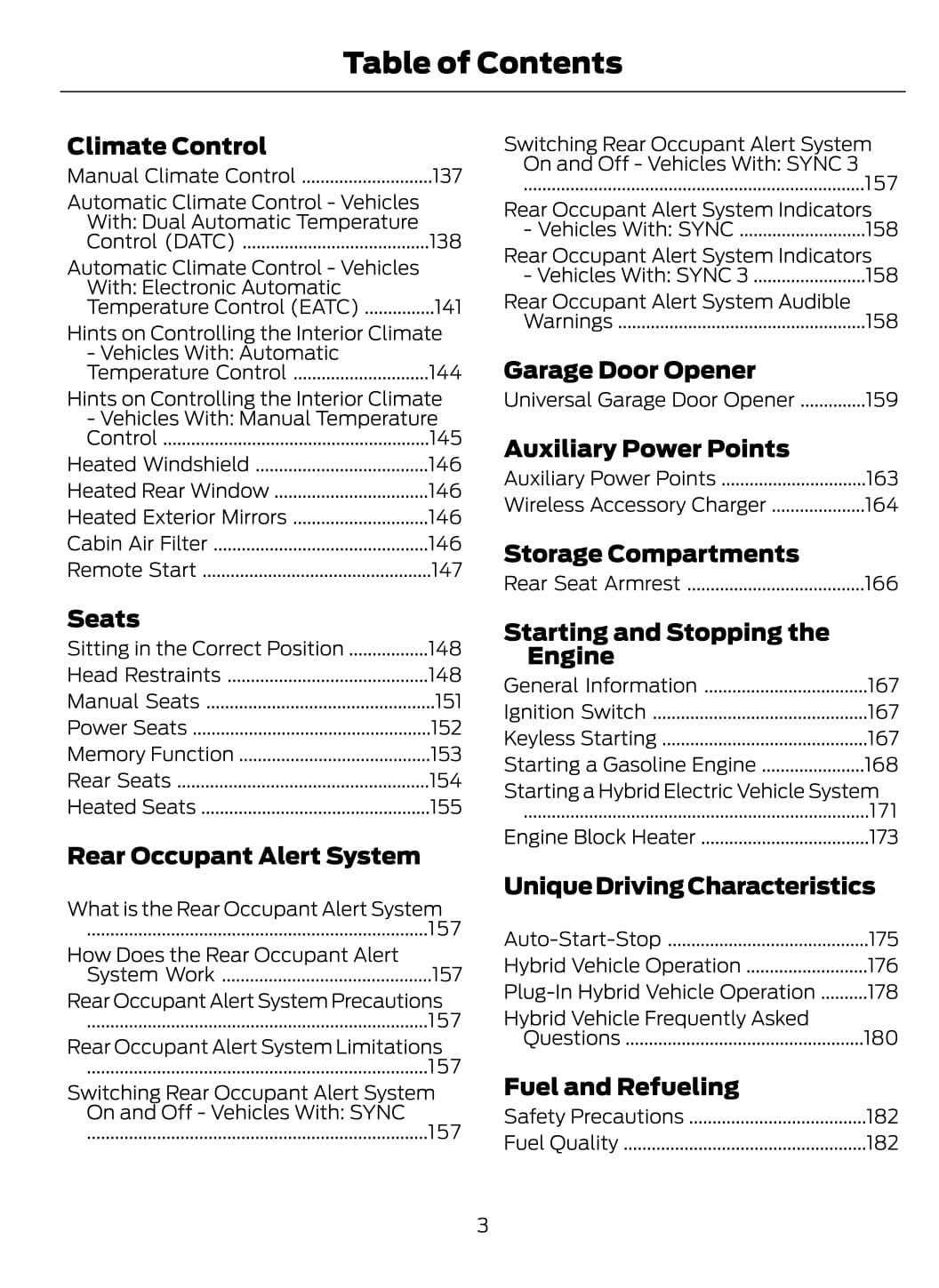 2020 Ford Escape Owner's Manual | English