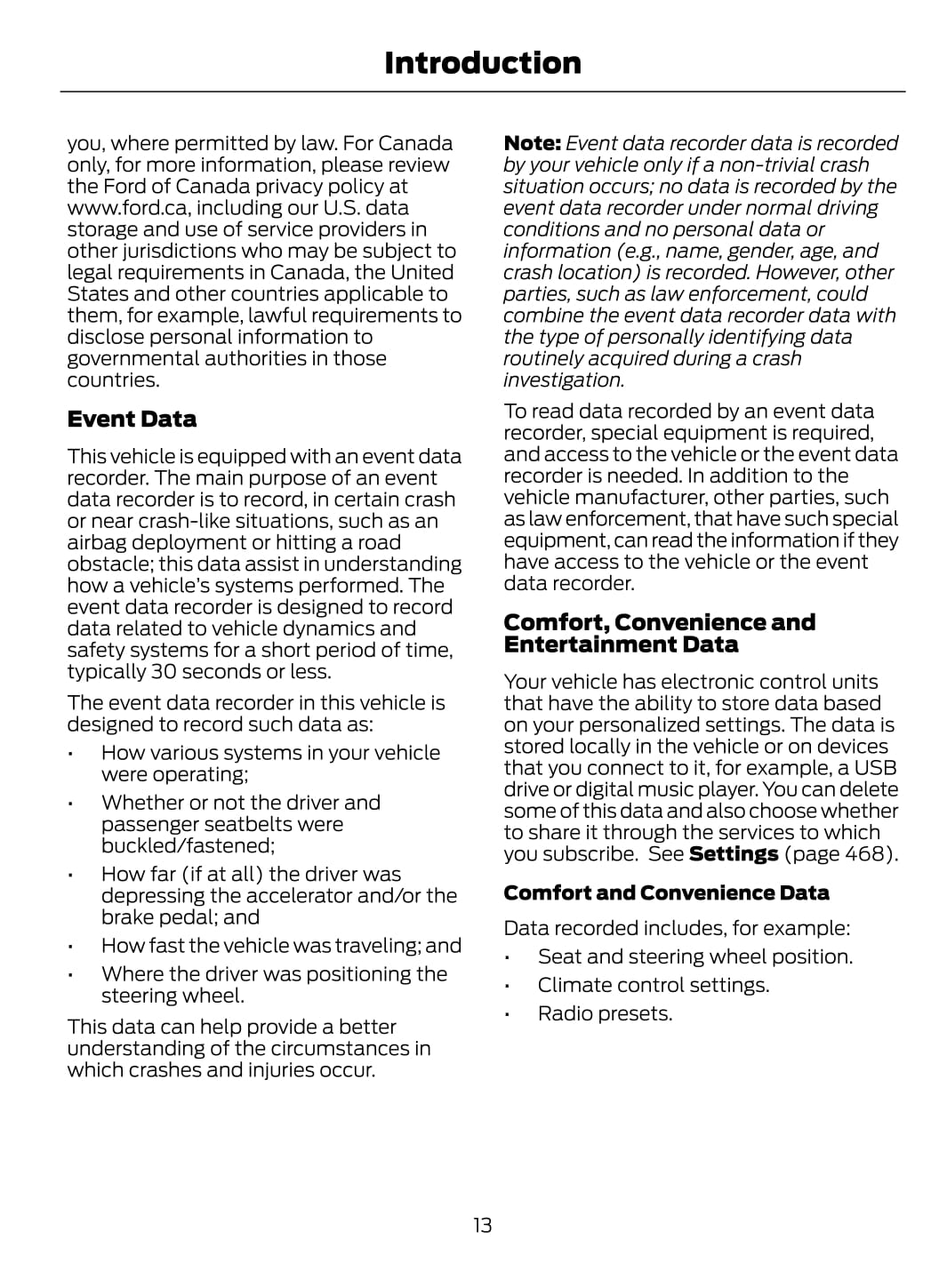 2020 Ford Escape Owner's Manual | English