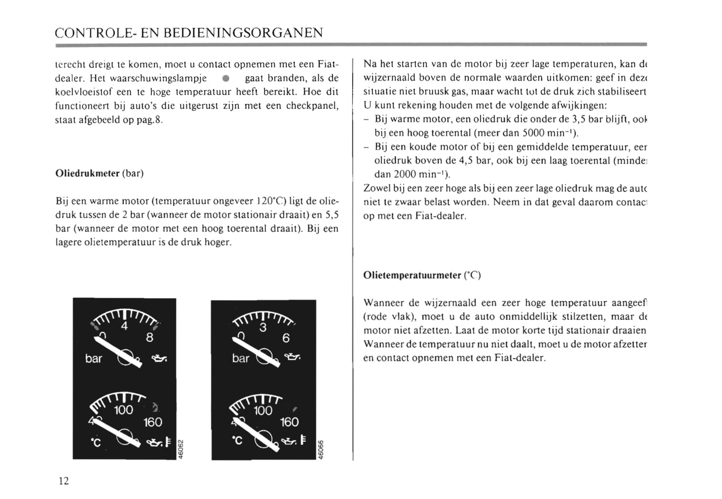 1990-1991 Fiat Croma Bedienungsanleitung | Niederländisch
