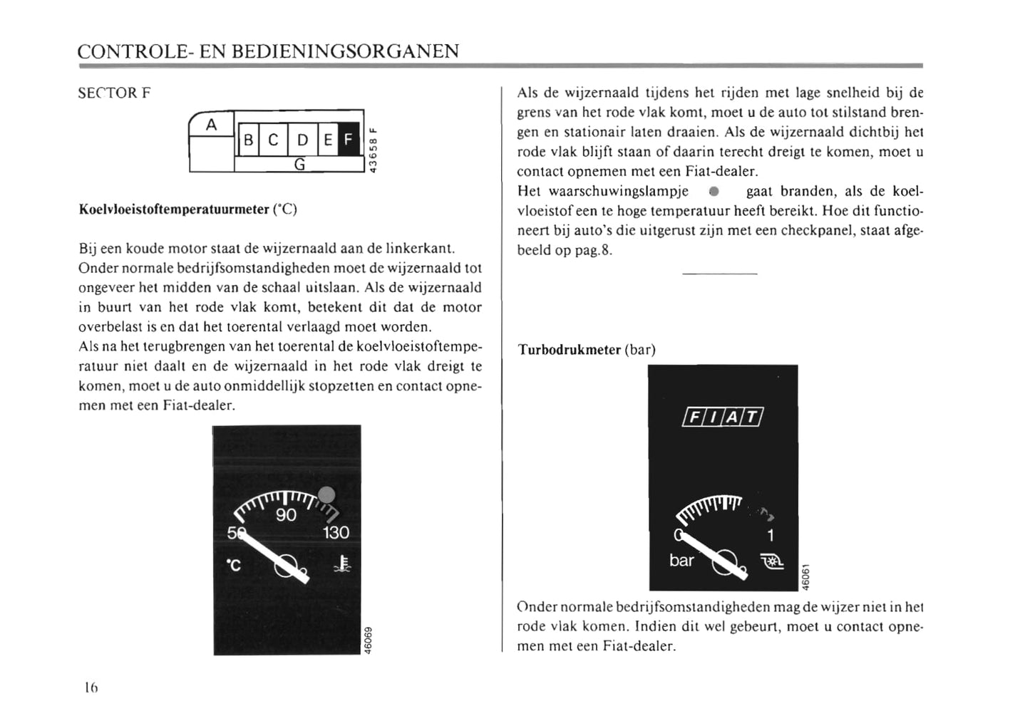 1990-1991 Fiat Croma Bedienungsanleitung | Niederländisch