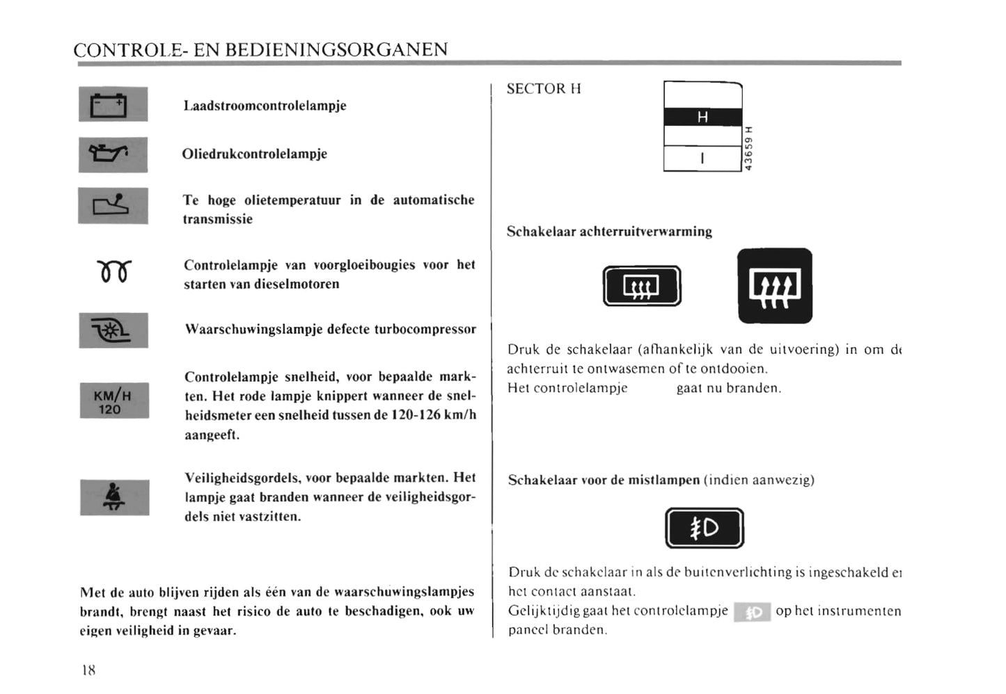 1990-1991 Fiat Croma Bedienungsanleitung | Niederländisch