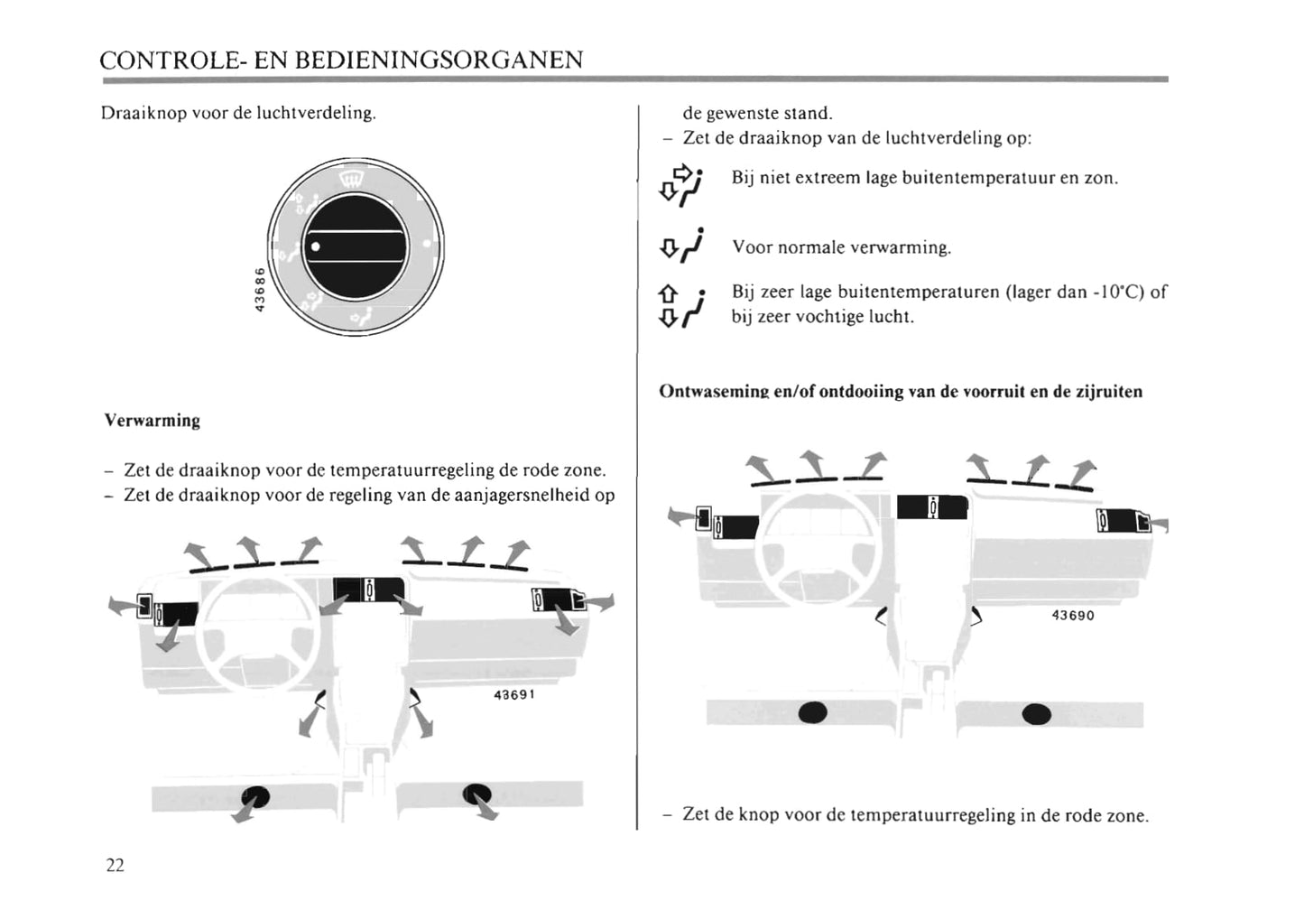 1990-1991 Fiat Croma Bedienungsanleitung | Niederländisch