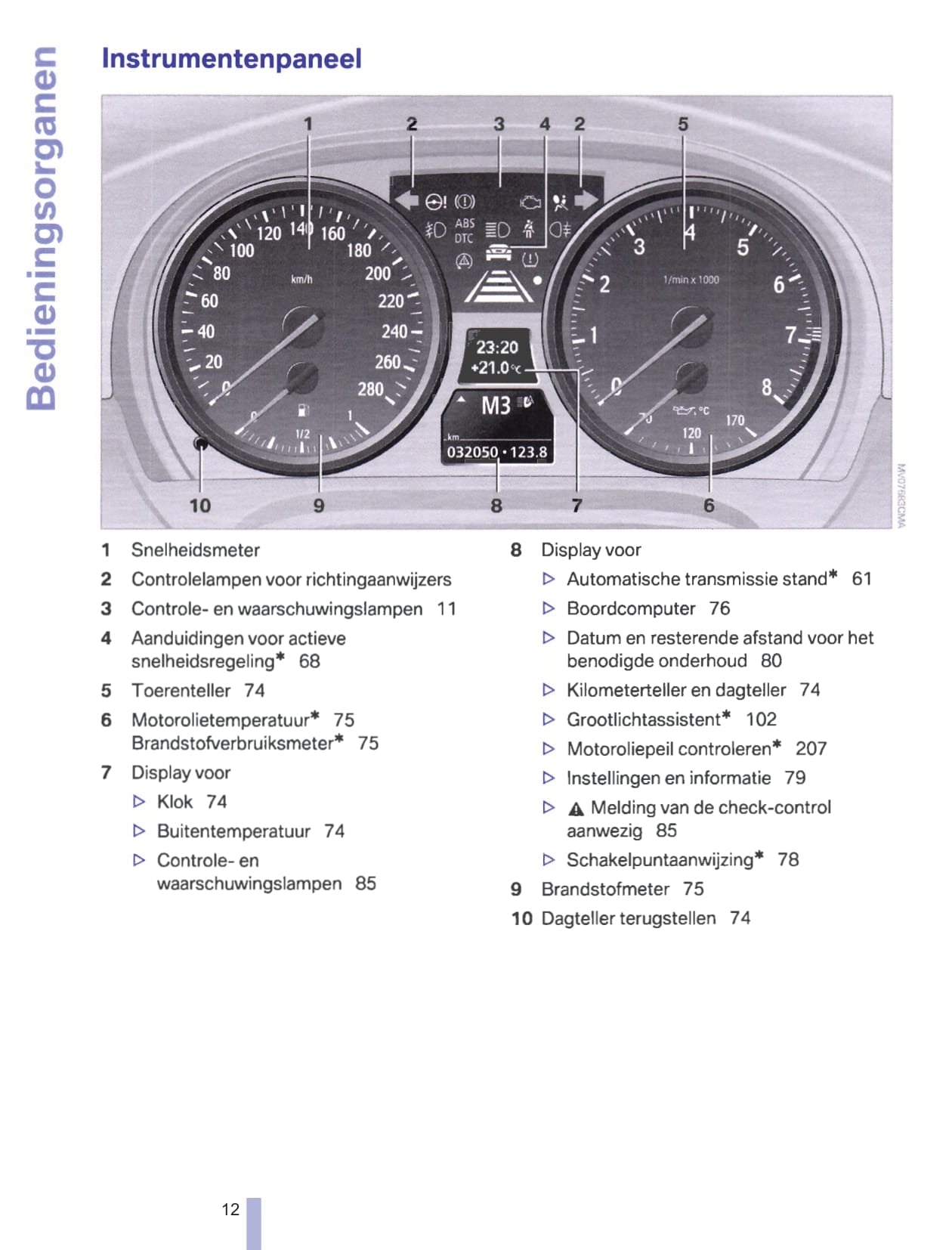 2008-2012 BMW 3-serie Manuel du propriétaire | Néerlandais