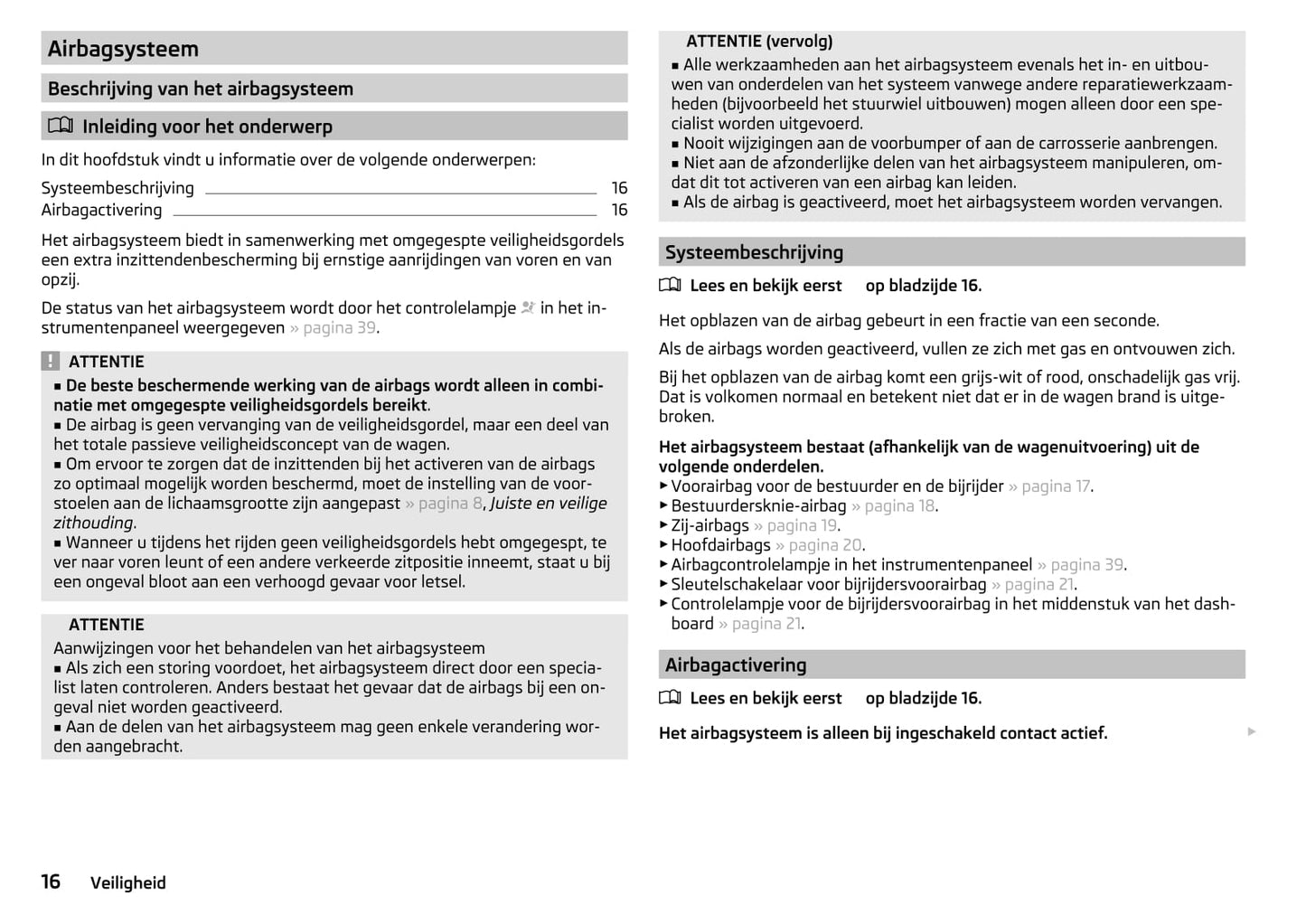2015-2016 Skoda Yeti Gebruikershandleiding | Nederlands