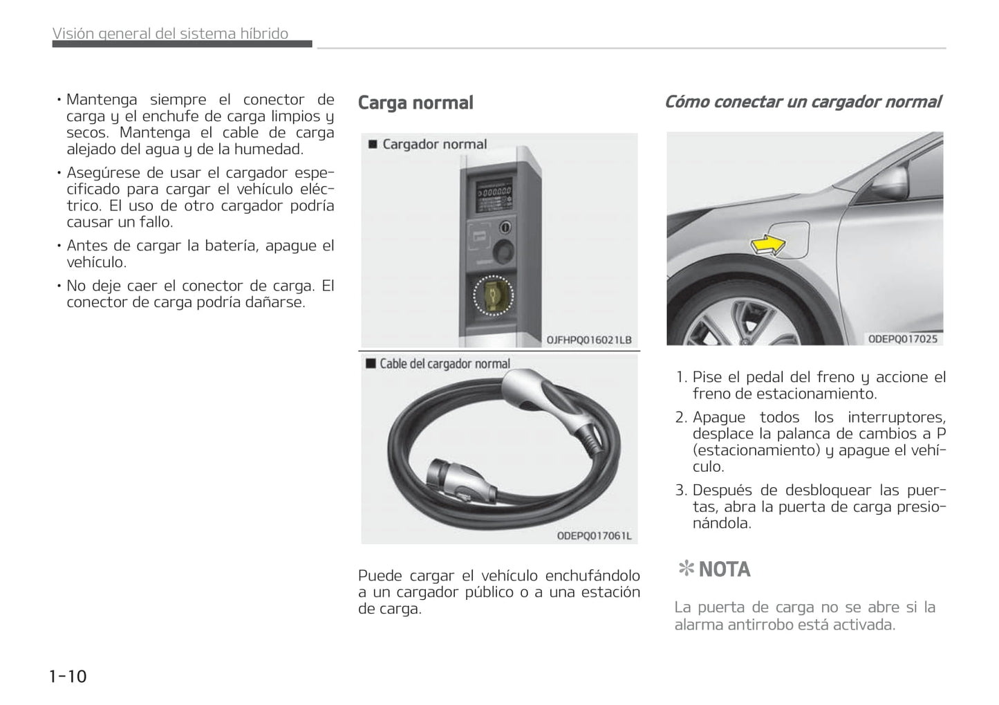 2016-2019 Kia Niro Manuel du propriétaire | Espagnol