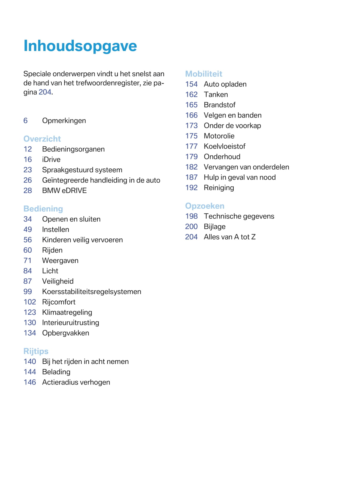 2013-2014 BMW i3 Gebruikershandleiding | Nederlands