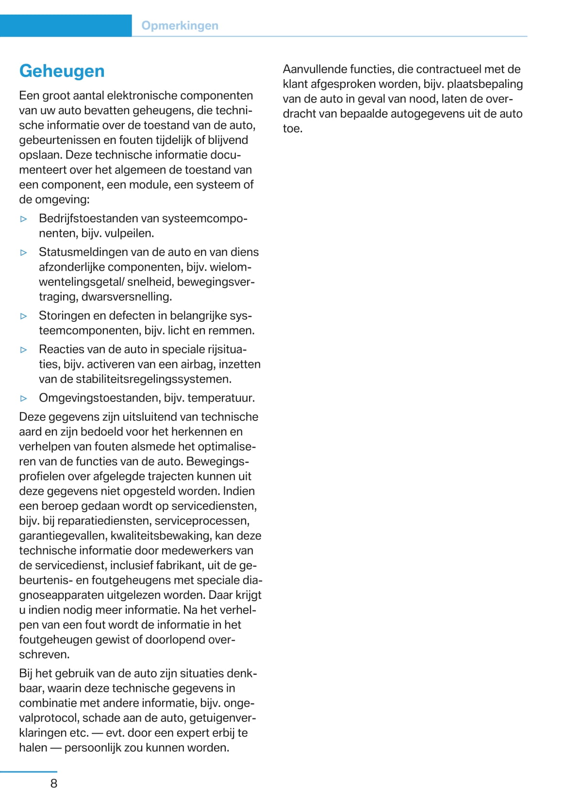 2013-2014 BMW i3 Gebruikershandleiding | Nederlands