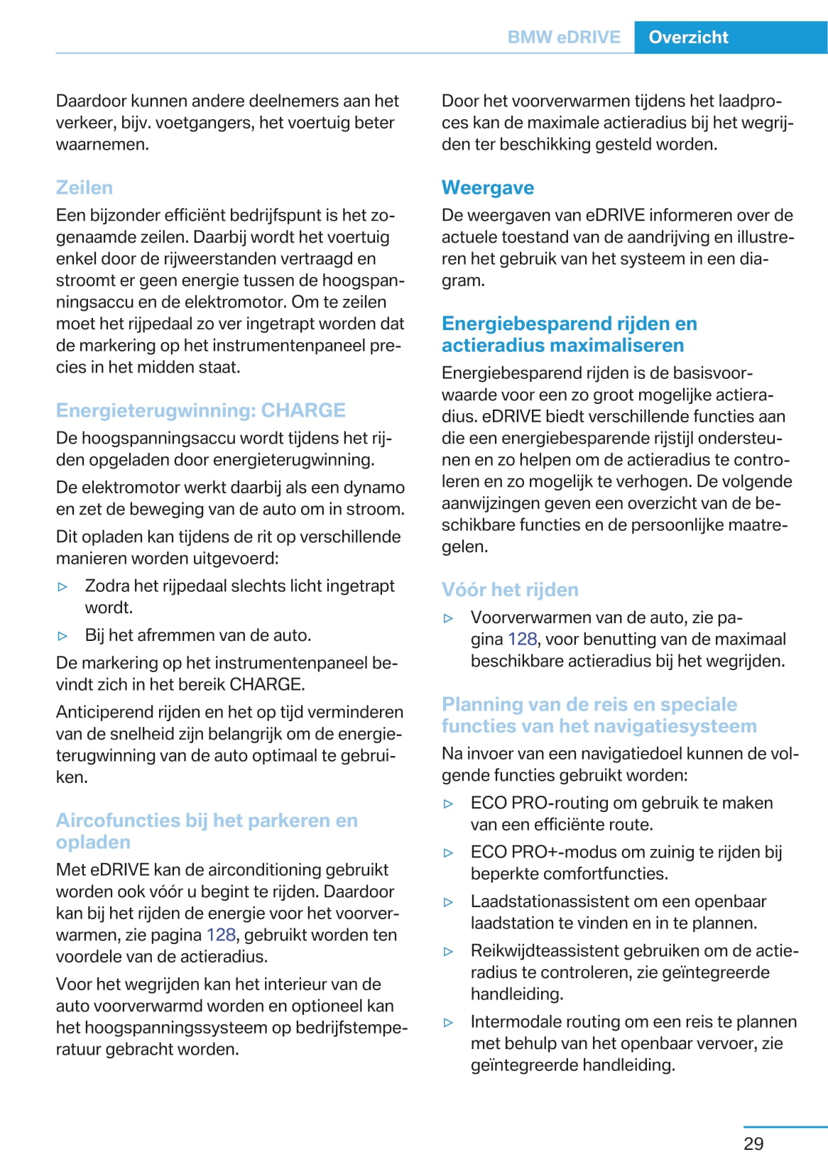 2013-2014 BMW i3 Gebruikershandleiding | Nederlands