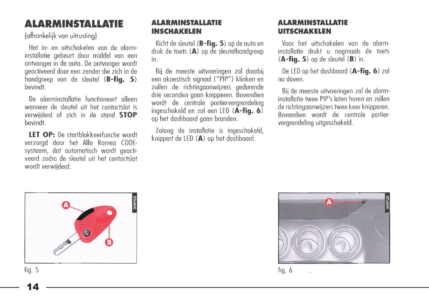 1998-2003 Alfa Romeo 166 Gebruikershandleiding | Nederlands