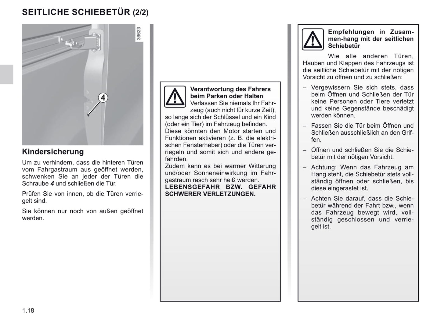 2019-2020 Renault Trafic Manuel du propriétaire | Allemand