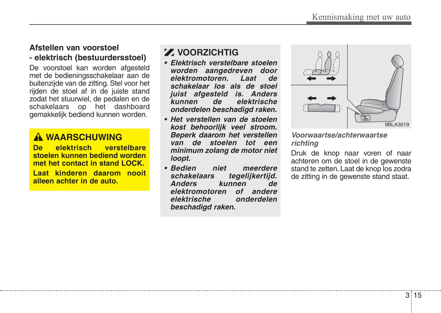 2008-2009 Kia Sorento Owner's Manual | Dutch