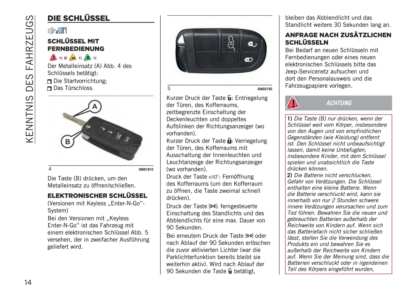 2020-2021 Jeep Renegade Gebruikershandleiding | Duits