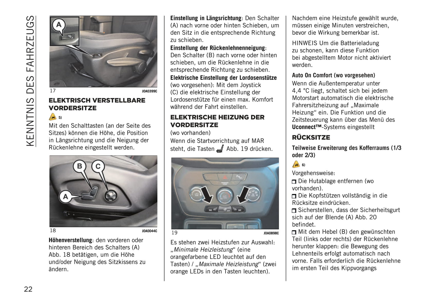 2020-2021 Jeep Renegade Gebruikershandleiding | Duits