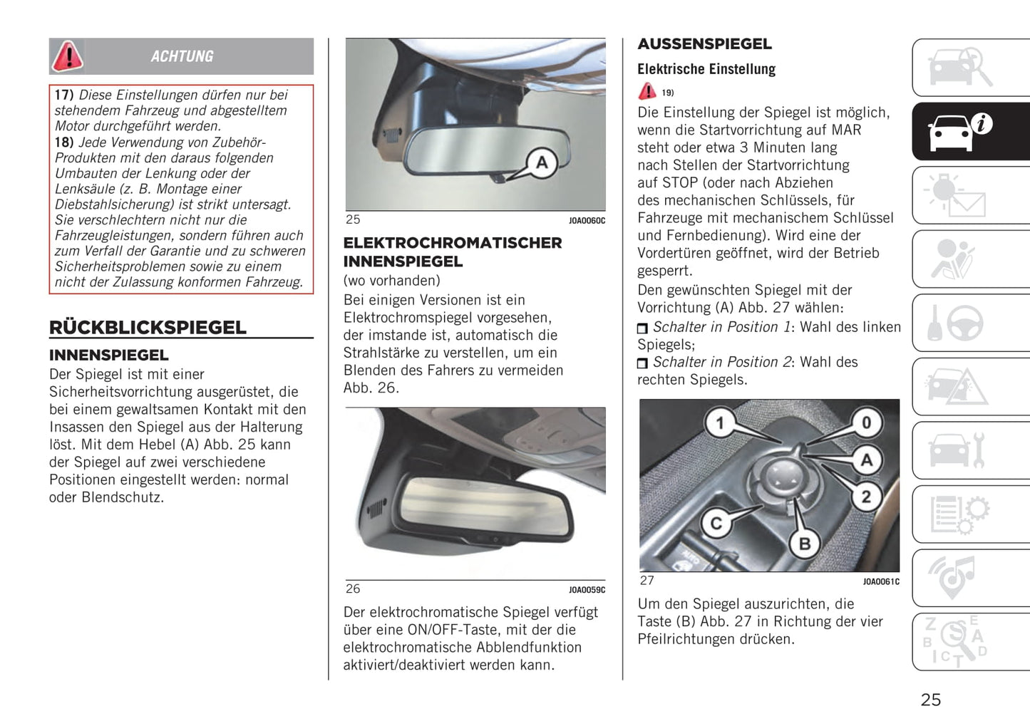 2020-2021 Jeep Renegade Gebruikershandleiding | Duits