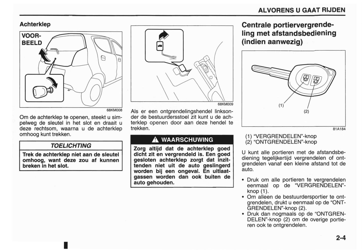 2009-2014 Nissan Pixo Manuel du propriétaire | Néerlandais