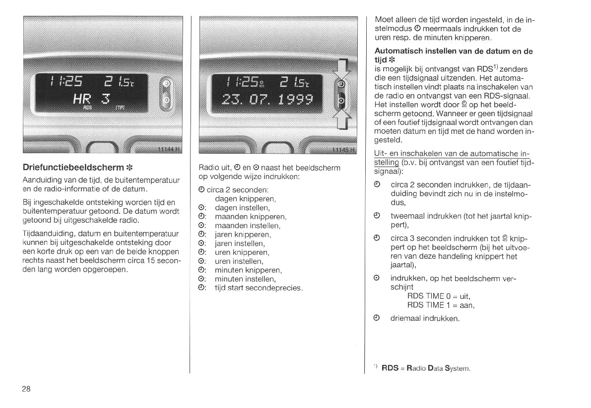 2003-2007 Opel Agila Owner's Manual | Dutch