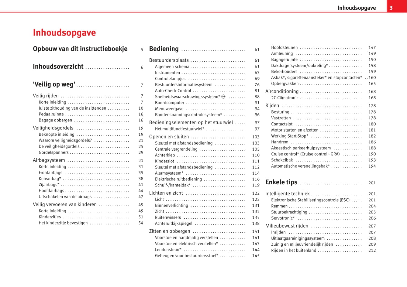 2009-2012 Seat Exeo Gebruikershandleiding | Nederlands