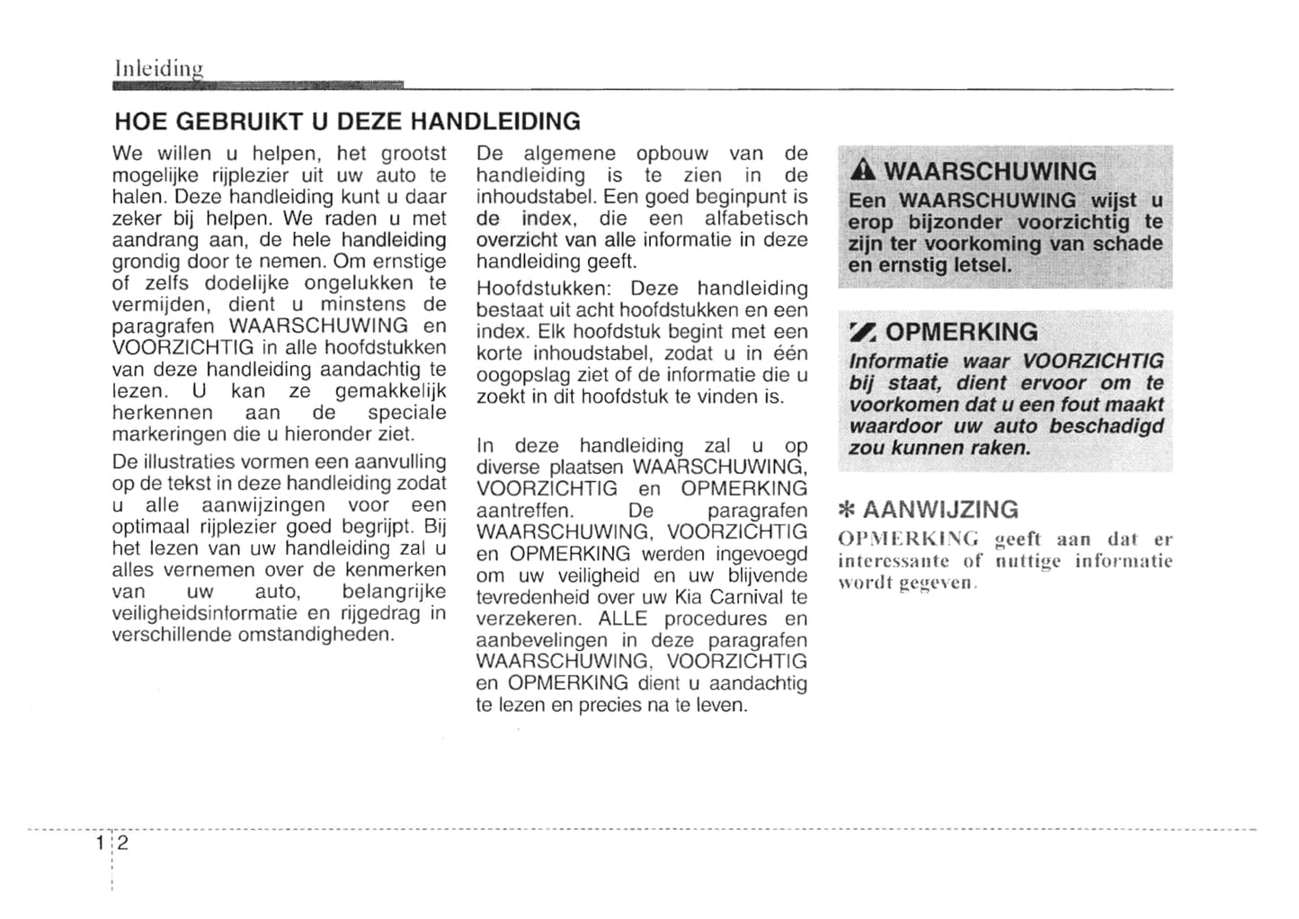 2007-2008 Kia Cee'd Gebruikershandleiding | Nederlands