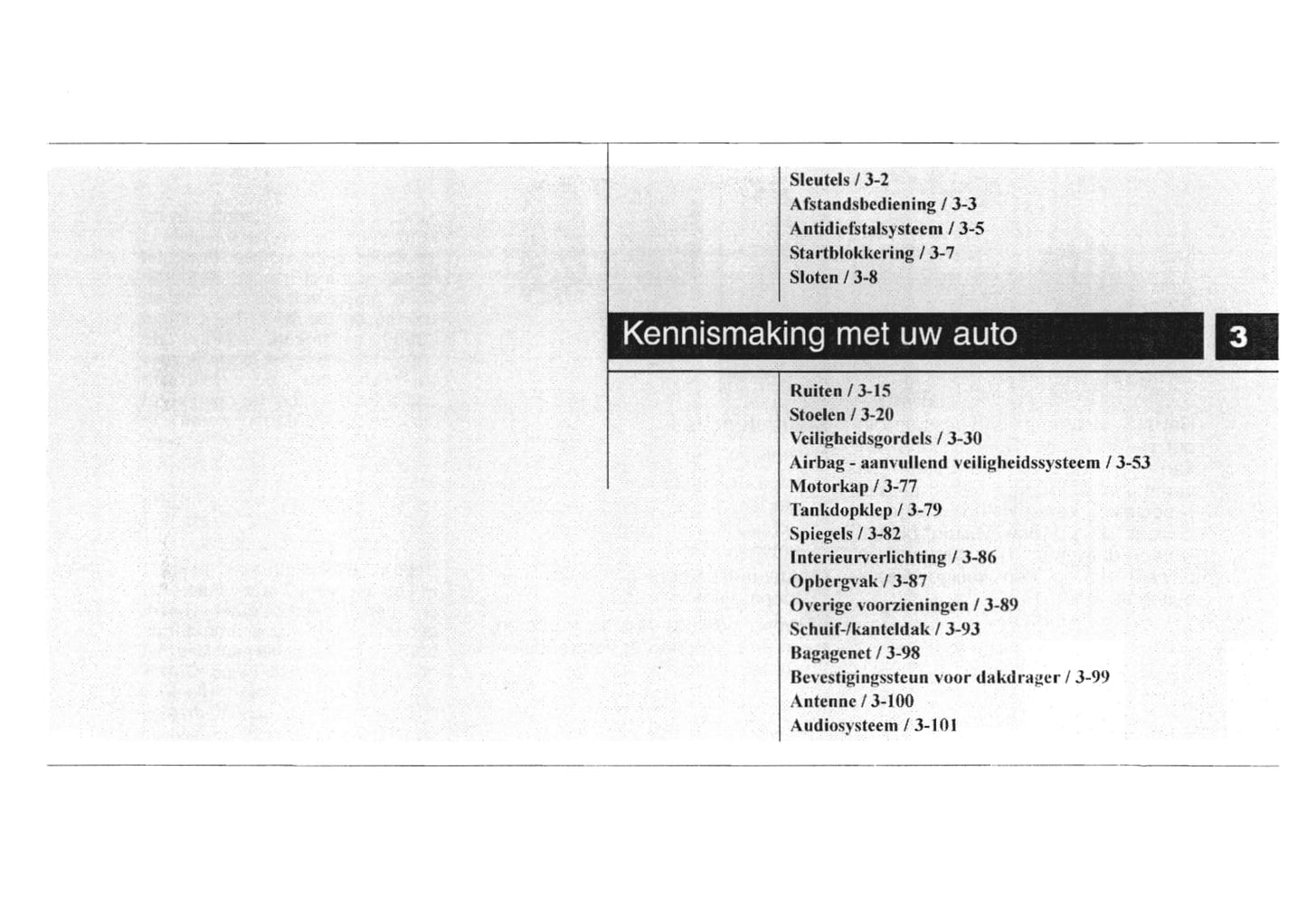 2007-2008 Kia Cee'd Gebruikershandleiding | Nederlands