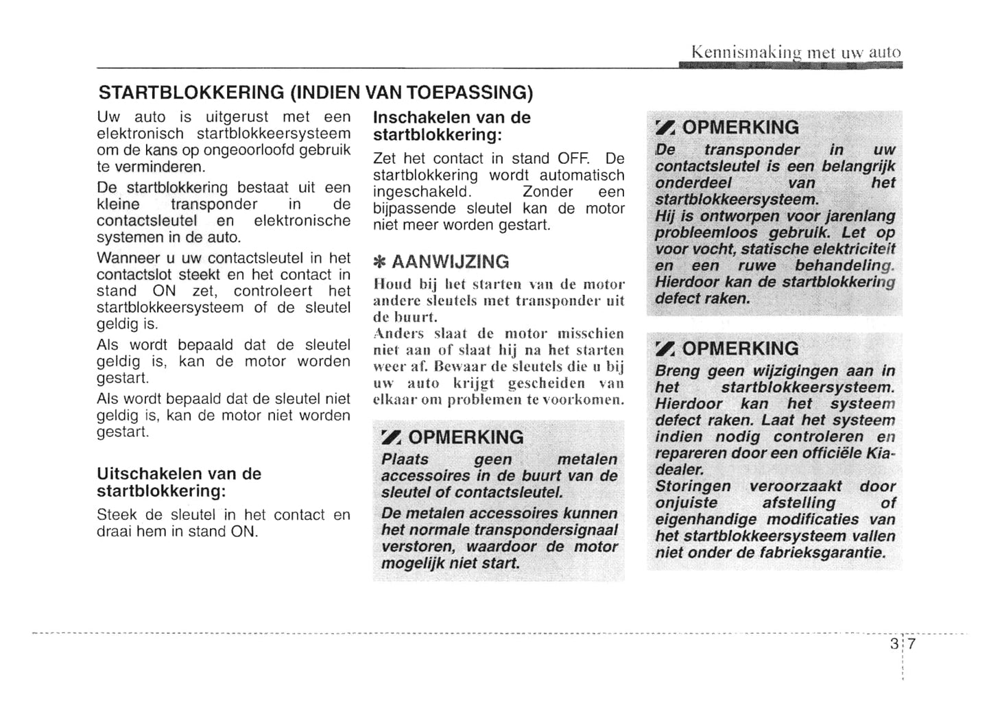 2007-2008 Kia Cee'd Gebruikershandleiding | Nederlands