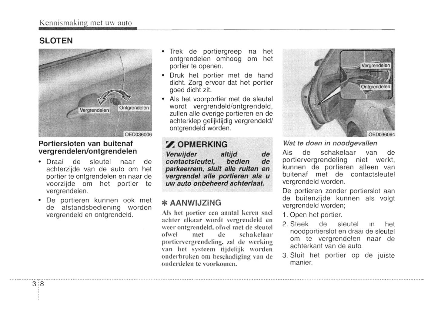 2007-2008 Kia Cee'd Gebruikershandleiding | Nederlands