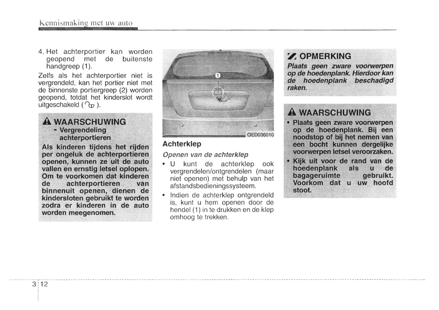 2007-2008 Kia Cee'd Gebruikershandleiding | Nederlands