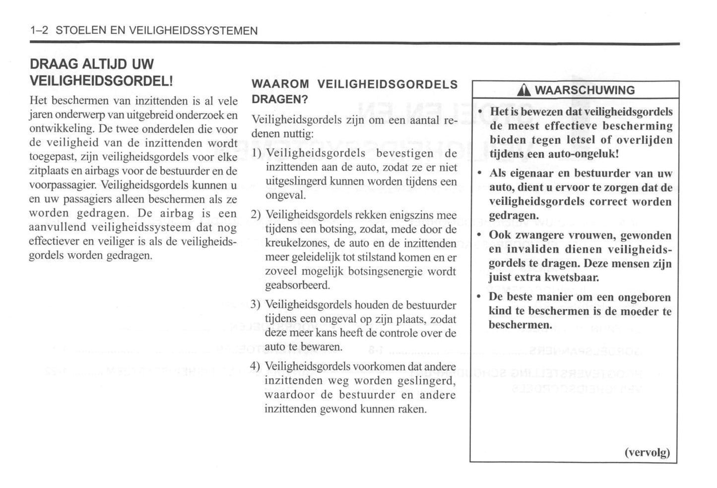 2000-2004 Daewoo Tacuma Manuel du propriétaire | Néerlandais