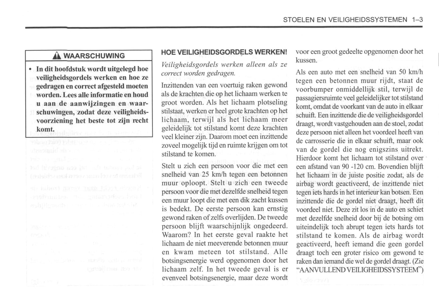 2000-2004 Daewoo Tacuma Manuel du propriétaire | Néerlandais
