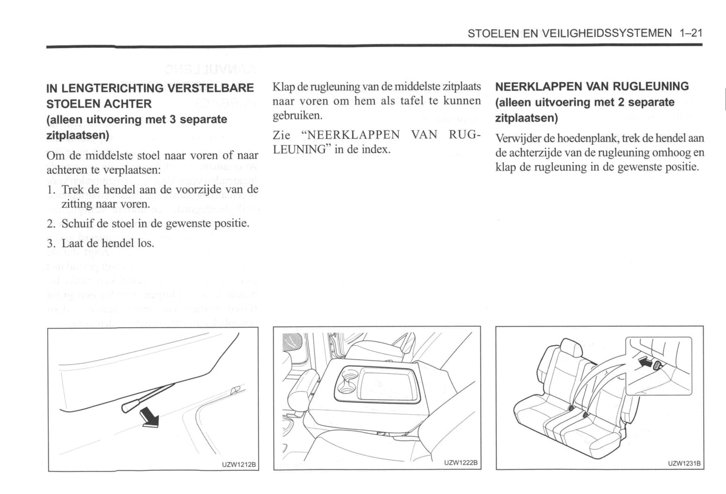 2000-2004 Daewoo Tacuma Manuel du propriétaire | Néerlandais