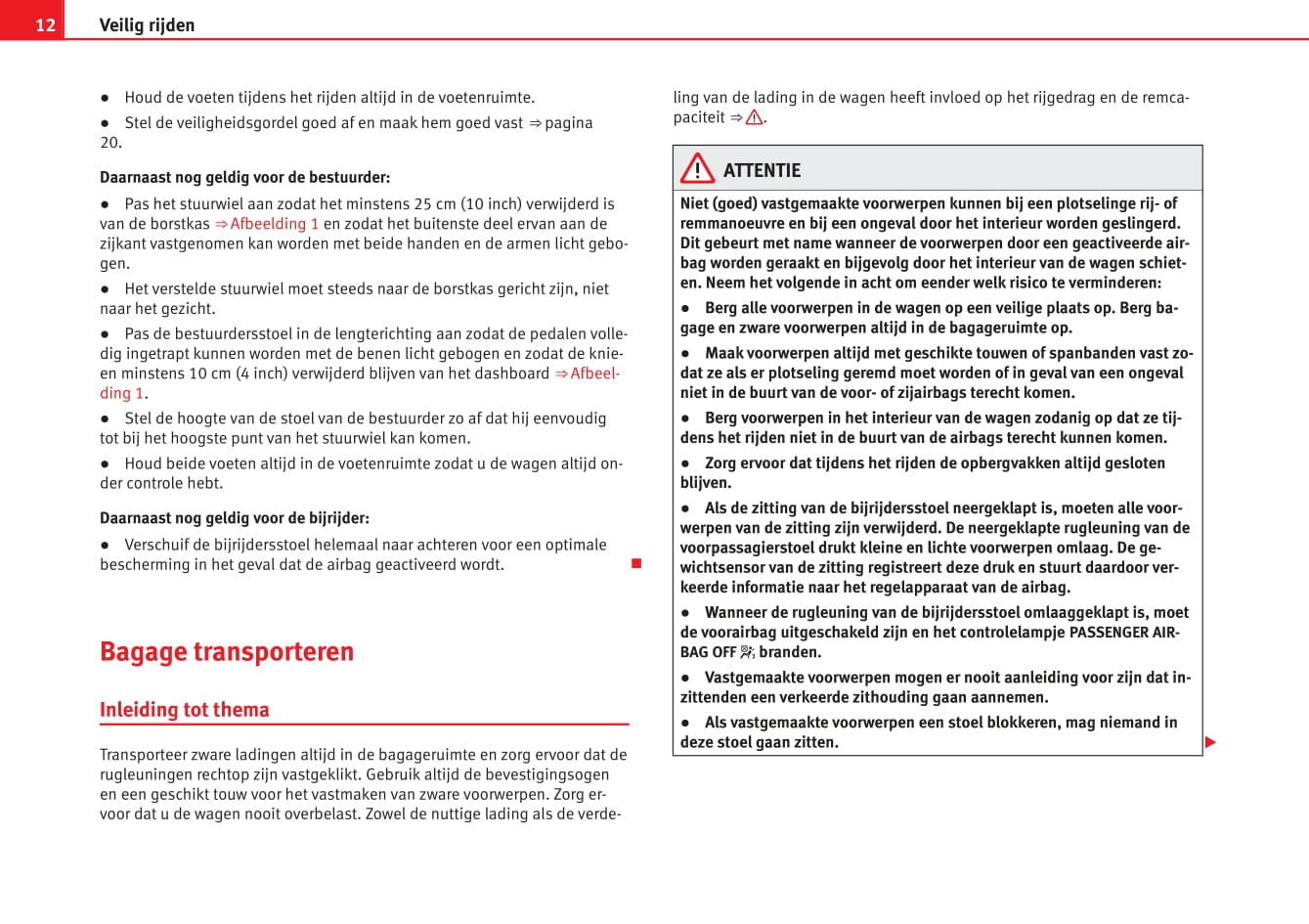 2010-2015 Seat Alhambra Manuel du propriétaire | Néerlandais