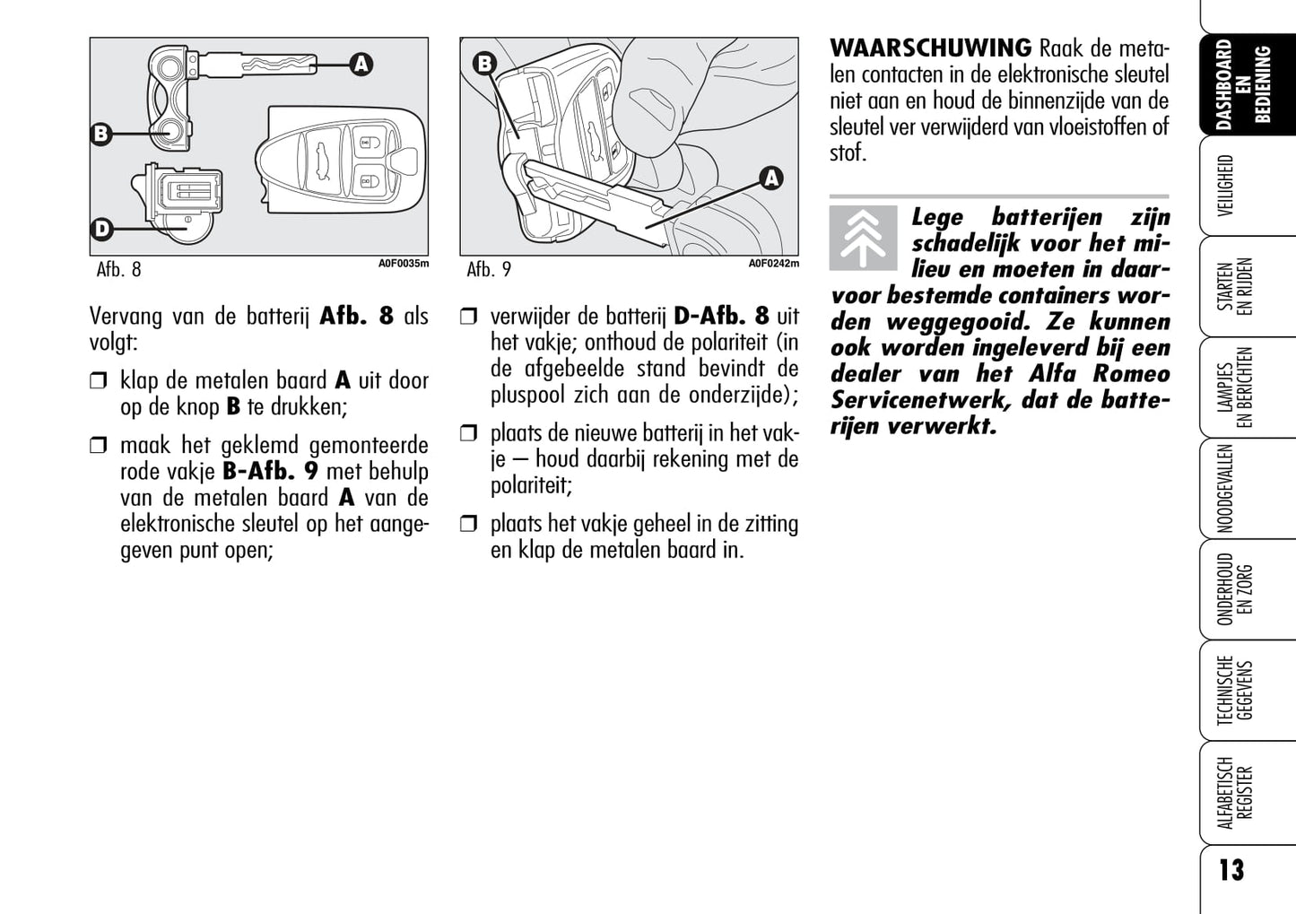 2005-2012 Alfa Romeo Brera Gebruikershandleiding | Nederlands